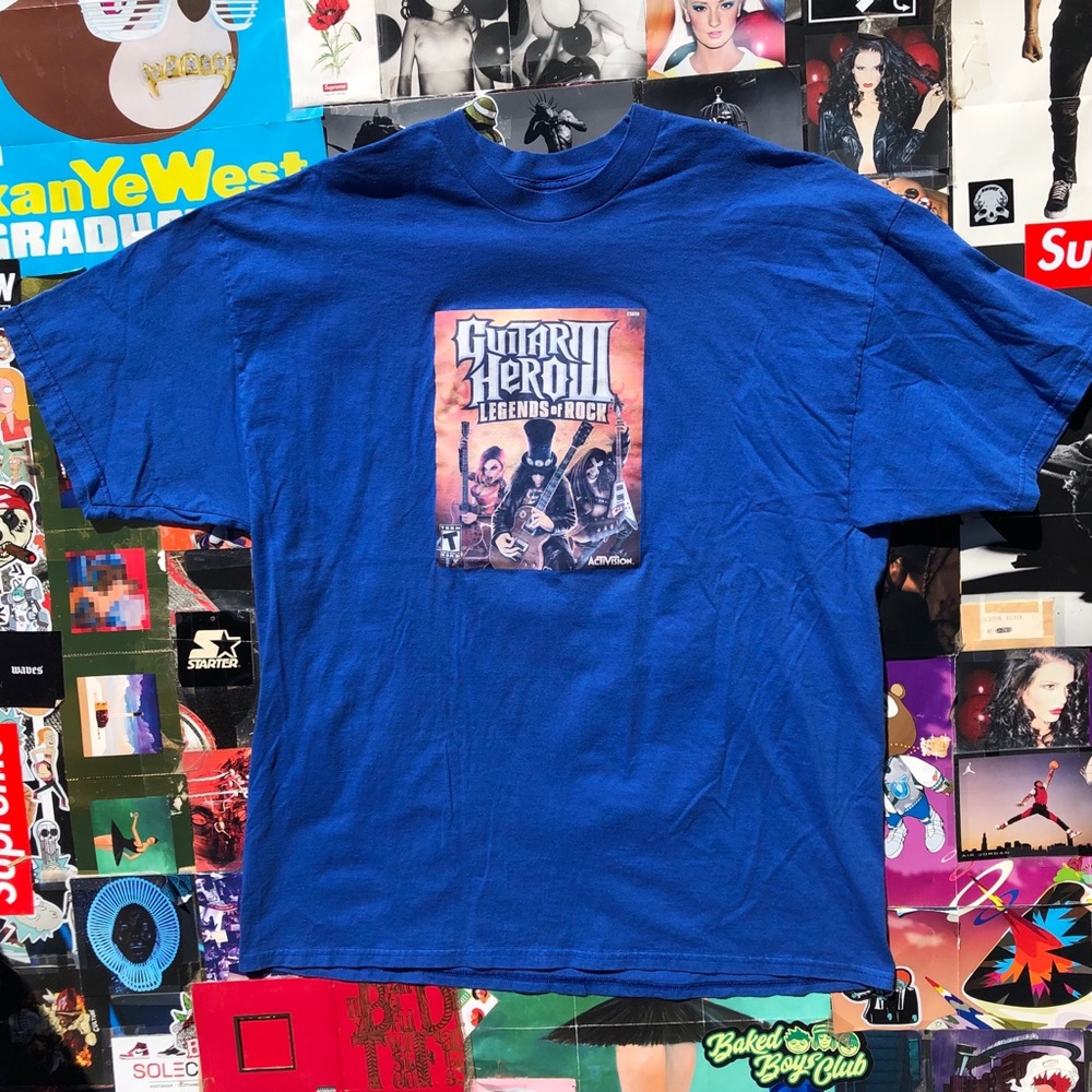 Guitar Hero III Promo graphic tee